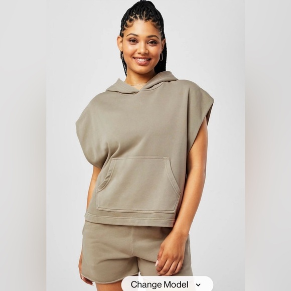Fabletics Tops - Yitty/Fabletics Year Round Terry Sleeveless Hooded Sweatshirt